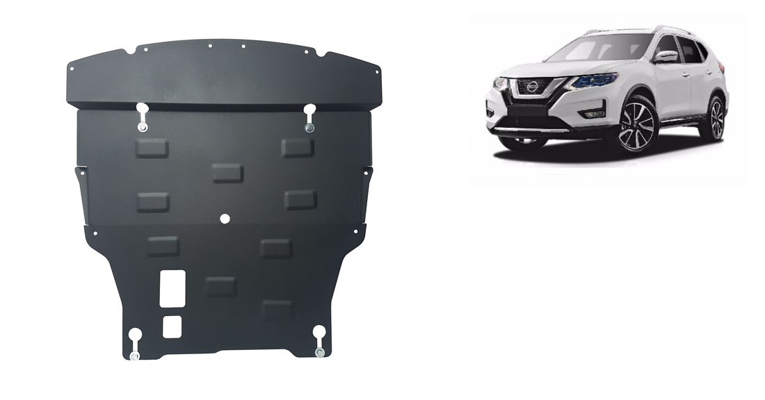 Differentialschutz aus Stahl Unterfahrschutz für Nissan X-Trail T32 ab 2015 