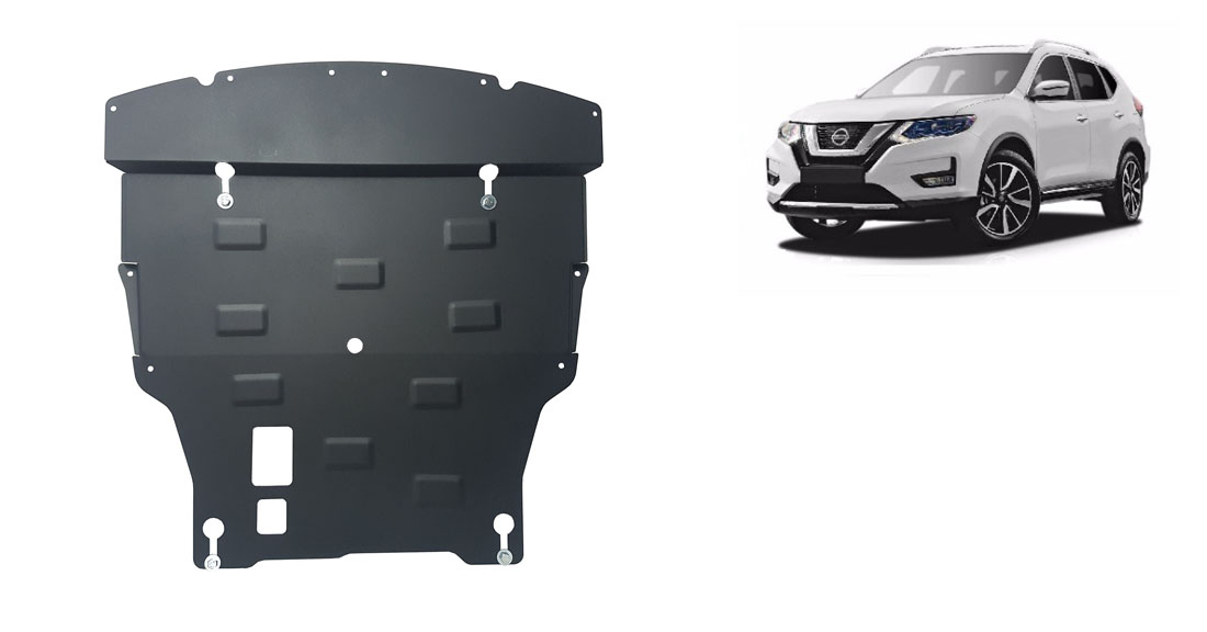 Differentialschutz aus Stahl Unterfahrschutz für Nissan X-Trail T32 ab 2015 Differentialschutz aus Stahl Unterfahrschutz für Nissan X-Trail T32 ab 2015