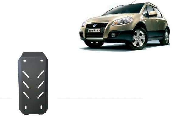 Stahl Differentialschutz für  Fiat Sedici