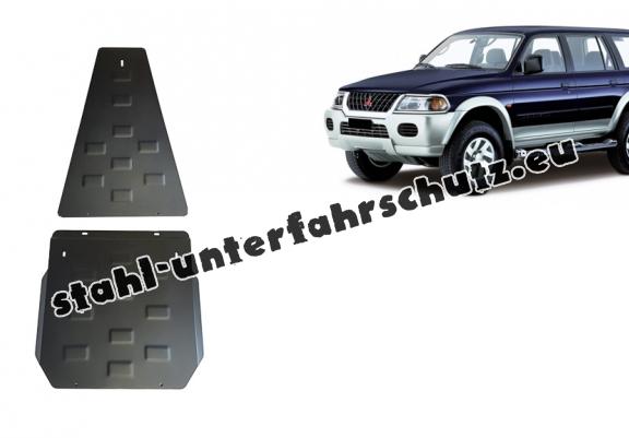 Getriebe und Differentialschutz aus Stahl für Mitsubishi Pajero Sport 1