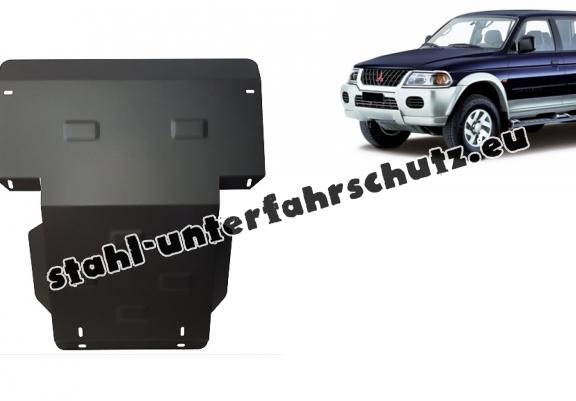 Unterfahrschutz für Motor und  kühler aus Stahl für  Mitsubishi Pajero Sport 1