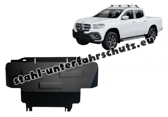 Kühlerschutz für unten aus Stahl Mercedes X-Class W470