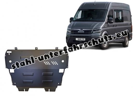 Unterfahrschutz für Motor der Man Tge
