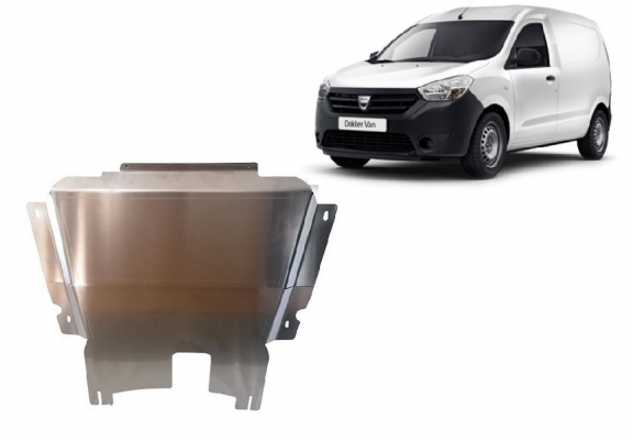 Aluminium Unterfahrschutz für Motor und Getriebe für den Dacia Dokker