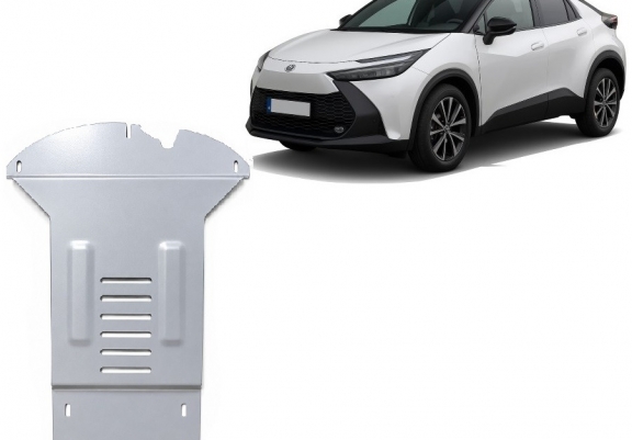 Aluminium-Katalysatorschutz / Kat-Schloss für Toyota C-HR