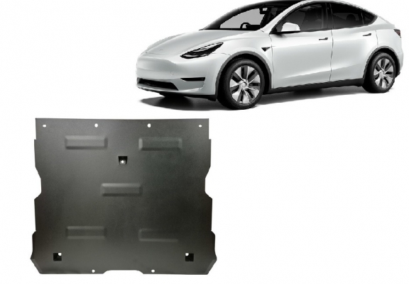 Unterfahrschutz fur Vorderes Elektromotor für Tesla Model Y AWD