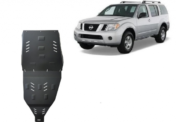 Unterfahrschutz für Getriebe und Differential aus  Nissan Pathfinder
