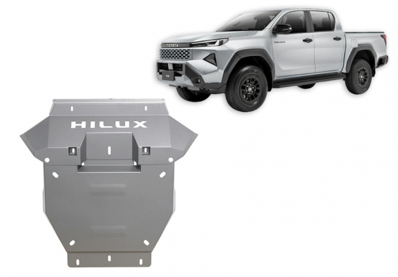 Aluminium Unterfahrschutz für Motor der Marke Toyota Hilux