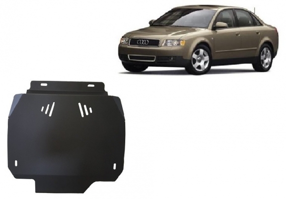 Unterfahrschutz aus Stahl für Automatikgetriebe der Marke Audi A4  B6