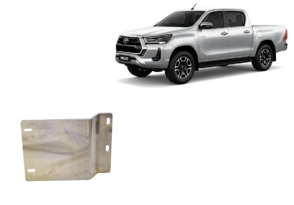 Aluminium Schutz für DPF Sensoren der Marke Toyota Hilux