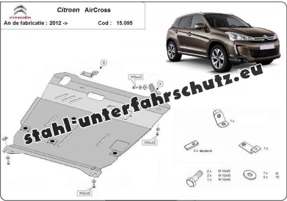 Unterfahrschutz für Motor der Marke Citroen Aircross