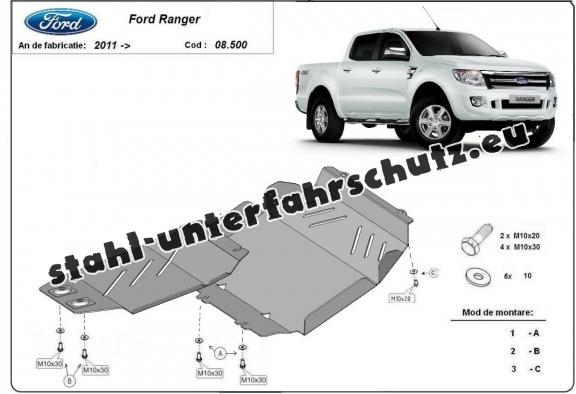 Unterfahrschutz für Motor der Marke Ford Ranger
