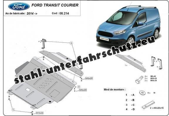 Unterfahrschutz für Motor der Marke Ford Transit Courier