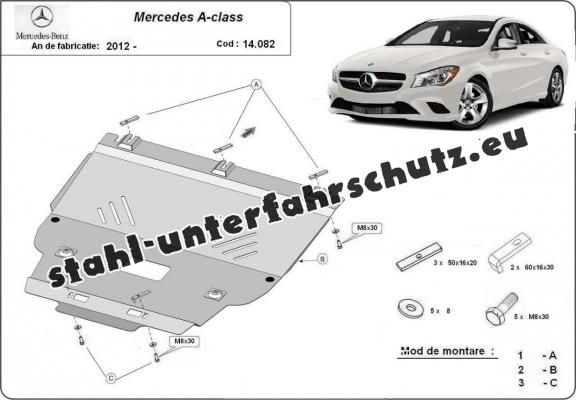 Unterfahrschutz für Motor der Marke Mercedes A-Class W176