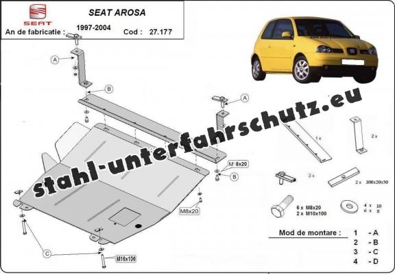 Unterfahrschutz für Motor der Marke Seat Arosa