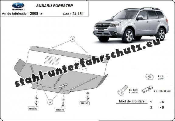 Unterfahrschutz für Motor der Marke Subaru Forester 3