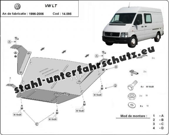 Unterfahrschutz für Motor der Marke Volkswagen LT