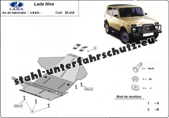 Unterfahrschutz für Motor der Marke Lada Niva