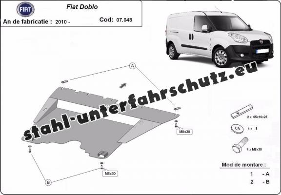 Unterfahrschutz für Motor der Marke Fiat Doblo