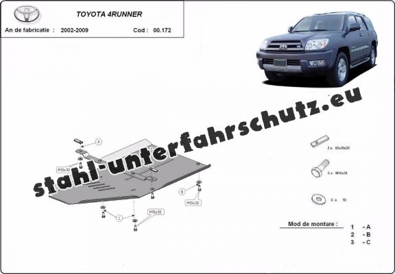 Stahl Getriebe Schutz für  Toyota 4Runner