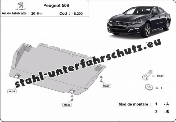 Unterfahrschutz für Motor der Marke Peugeot 508