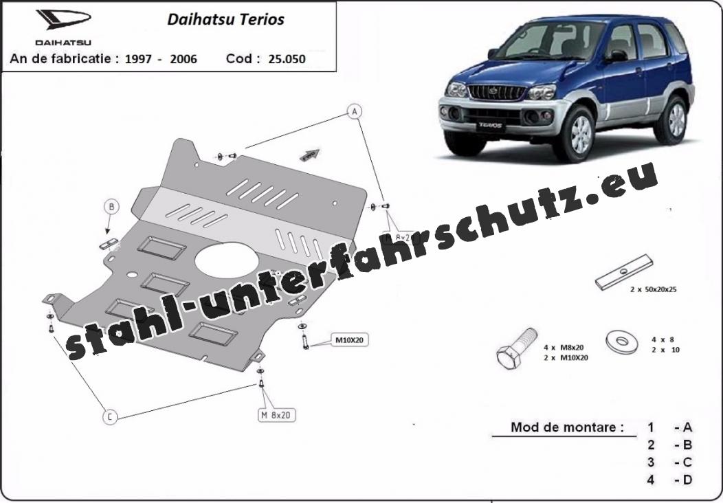 Unterfahrschutz F R Motor Der Marke Daihatsu Terios