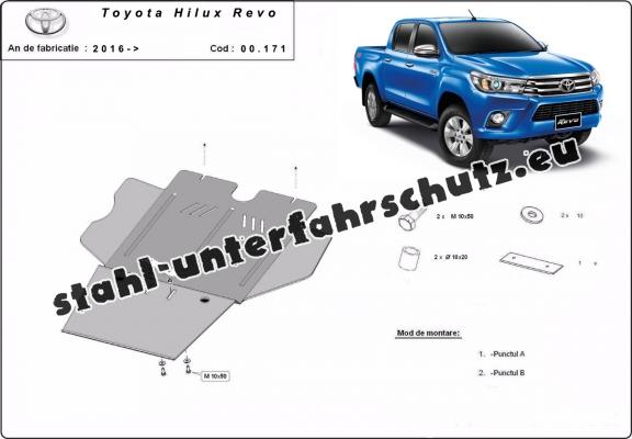 Stahl Getriebe Schutz für  Toyota Hilux Revo
