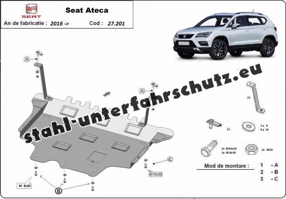 Unterfahrschutz für Motor der Marke Seat Ateca