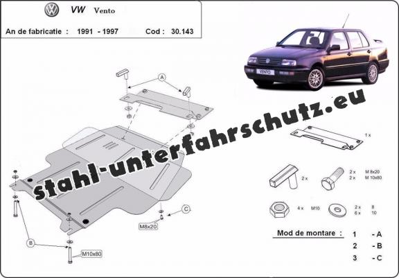 Unterfahrschutz für Motor der Marke Volkswagen Vento