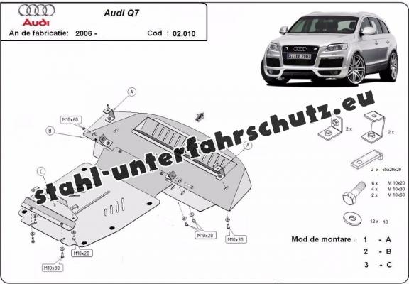 Unterfahrschutz für Motor der Marke Audi Q7