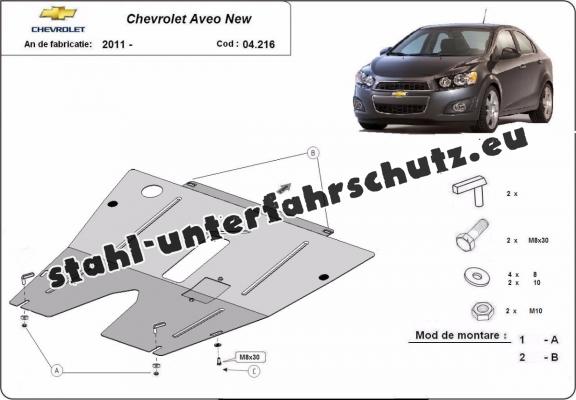Unterfahrschutz für Motor der Marke Chevrolet Aveo