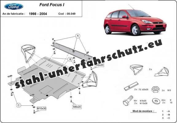 Unterfahrschutz für Motor der Marke Ford Focus 1