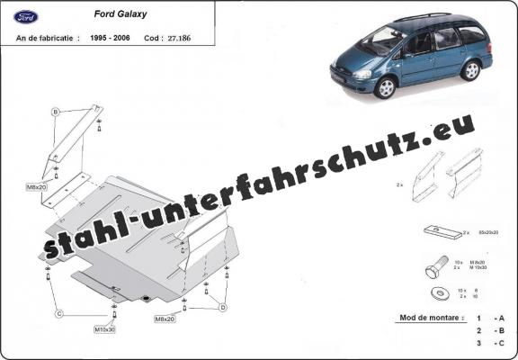 Unterfahrschutz für Motor der Marke Ford Galaxy 1