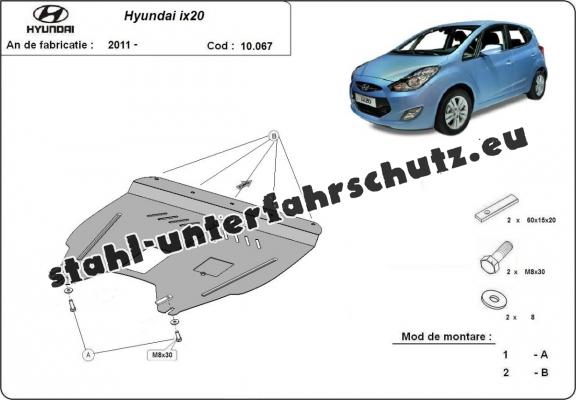 Unterfahrschutz für Motor der Marke Hyundai ix20
