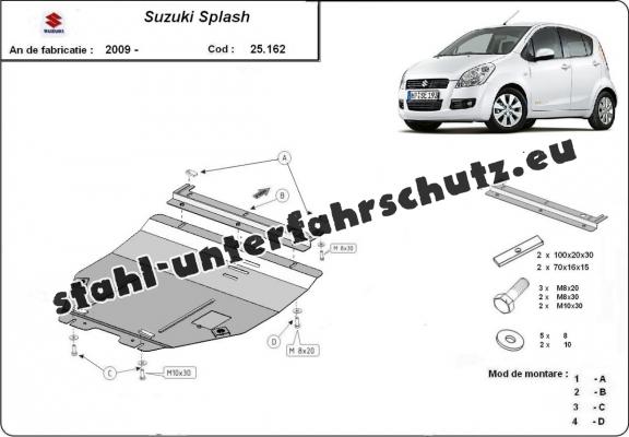 Unterfahrschutz für Motor der Marke Suzuki Splash an