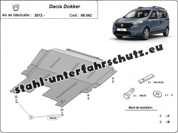 Unterfahrschutz für Motor der Marke Dacia Dokker