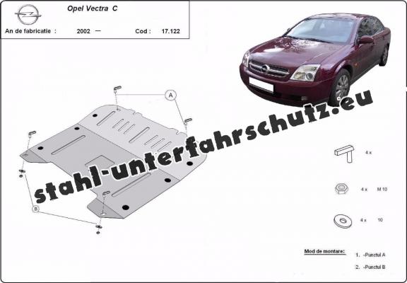 Unterfahrschutz für Motor der Marke Opel Vectra C