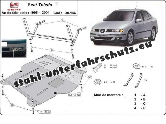 Unterfahrschutz für Motor der Marke Seat Toledo 2