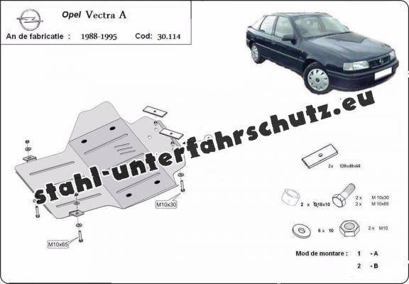 Unterfahrschutz für Motor der Marke Opel Vectra A