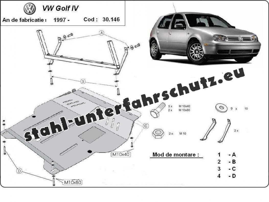 Kühler für Volkswagen Jetta Golf 1,8 T MK4 Bolzen auf Aluminium