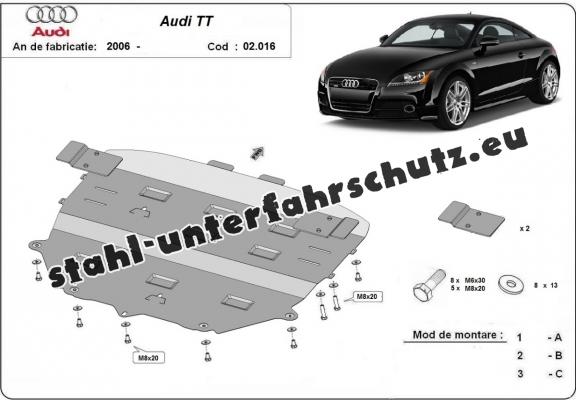 Unterfahrschutz für Motor der Marke Audi TT