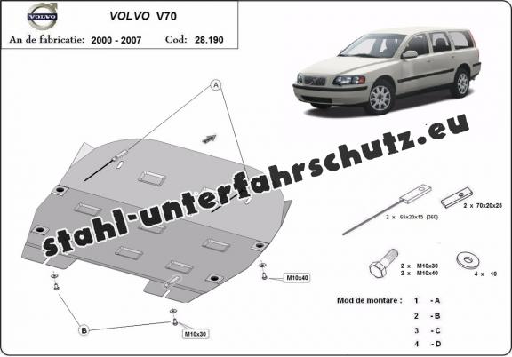 Unterfahrschutz für Motor der Marke Volvo V70