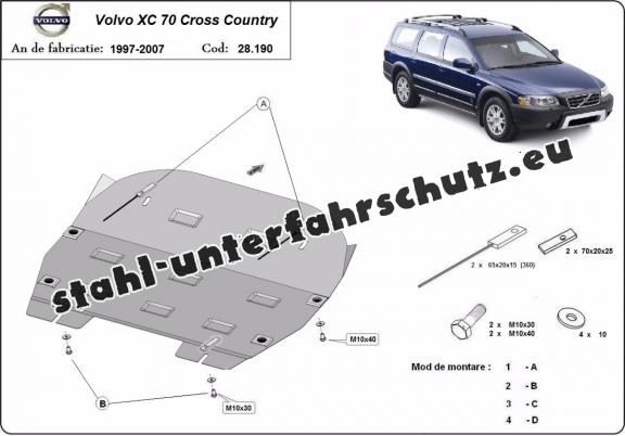 Unterfahrschutz für Motor der Marke Volvo XC70 Cross Country