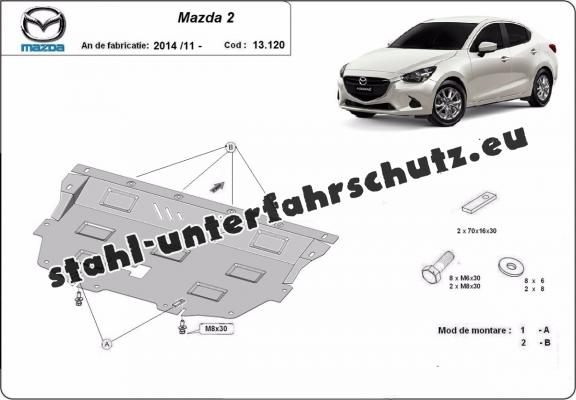 Unterfahrschutz für Motor der Marke Mazda 2