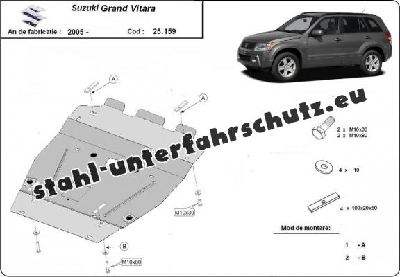 Unterfahrschutz für Motor der Marke Suzuki Grand Vitara 2