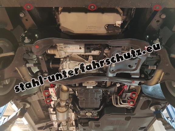 Unterfahrschutz für Motor der Marke Mercedes V-Class W447, 2.2 D, 4x4