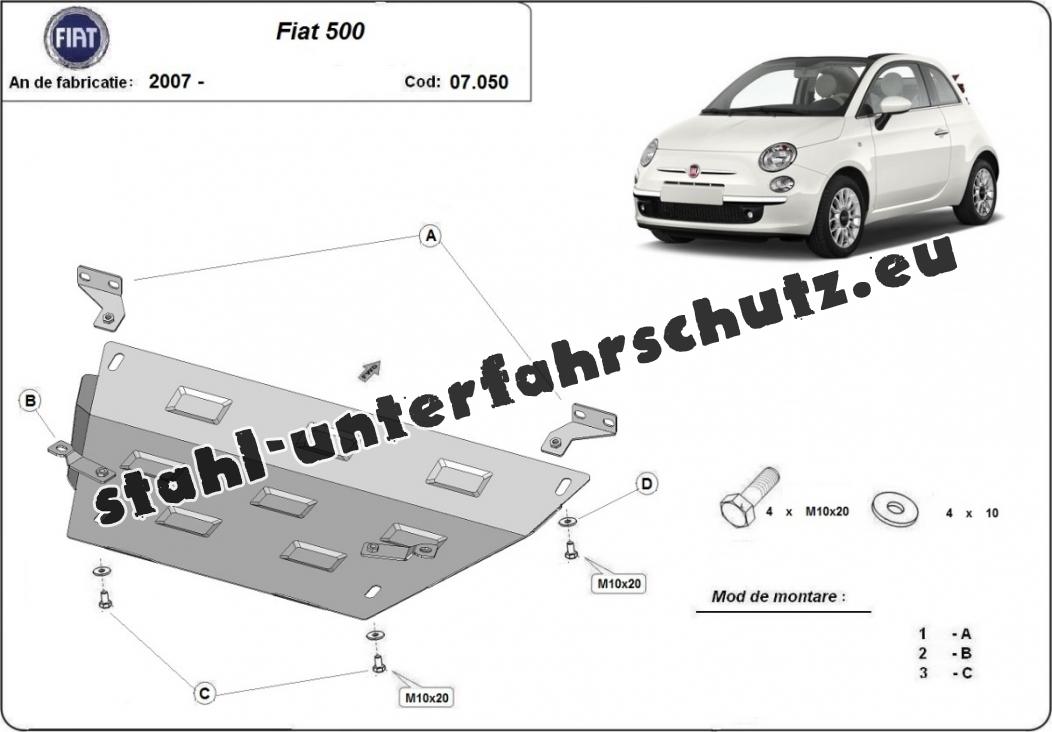 Unterfahrschutz Fiat Fullback Schalter Set Stahl