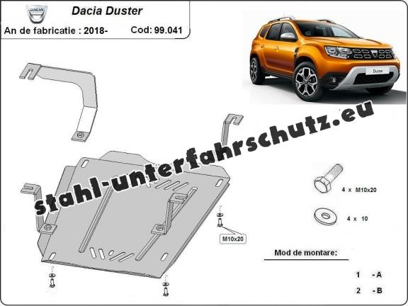 Stahlschutz für Treibstofftank der Marke  Dacia Duster
