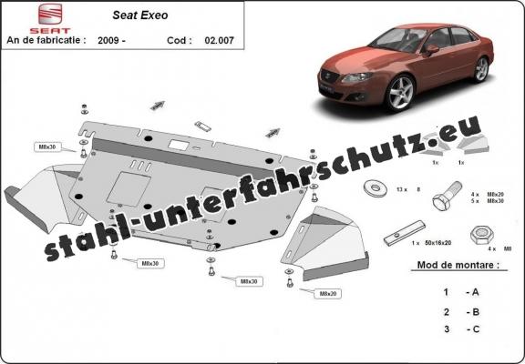 Unterfahrschutz für Motor der Marke Seat Exeo