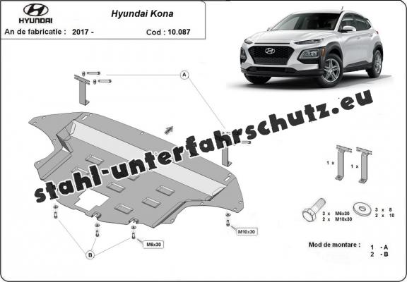 Unterfahrschutz für Motor der Marke Hyundai Kona